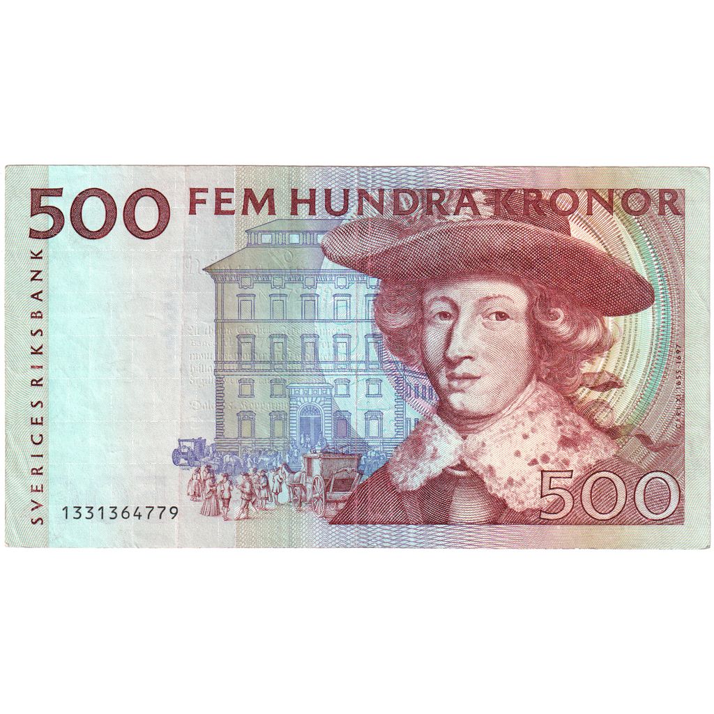 Suède, 500 Kronor, TTB