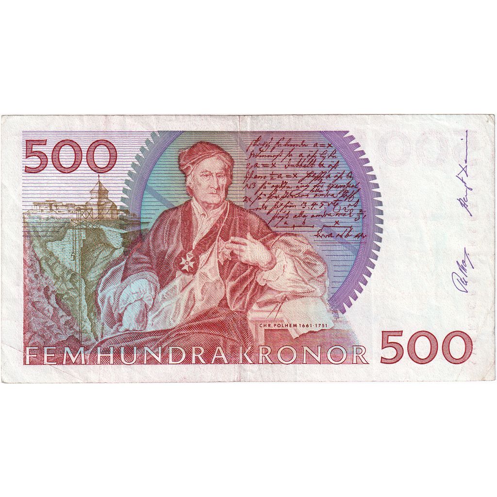 Suède, 500 Kronor, TTB