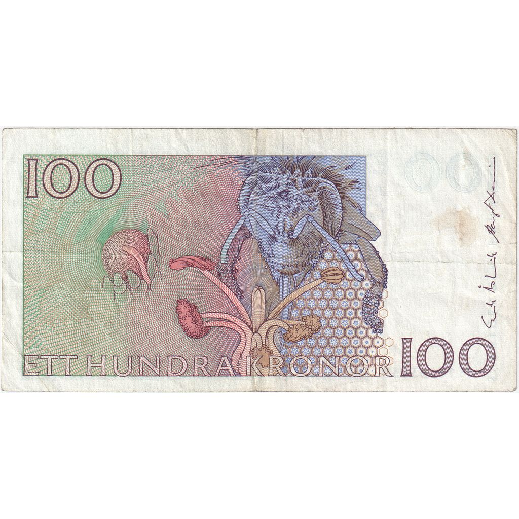 Suède, 100 Kronor, TB