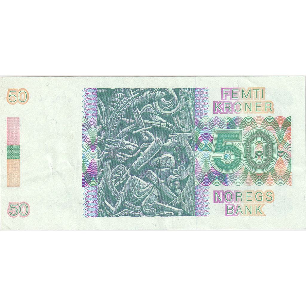 Norvegia, 50 Kroner, BB