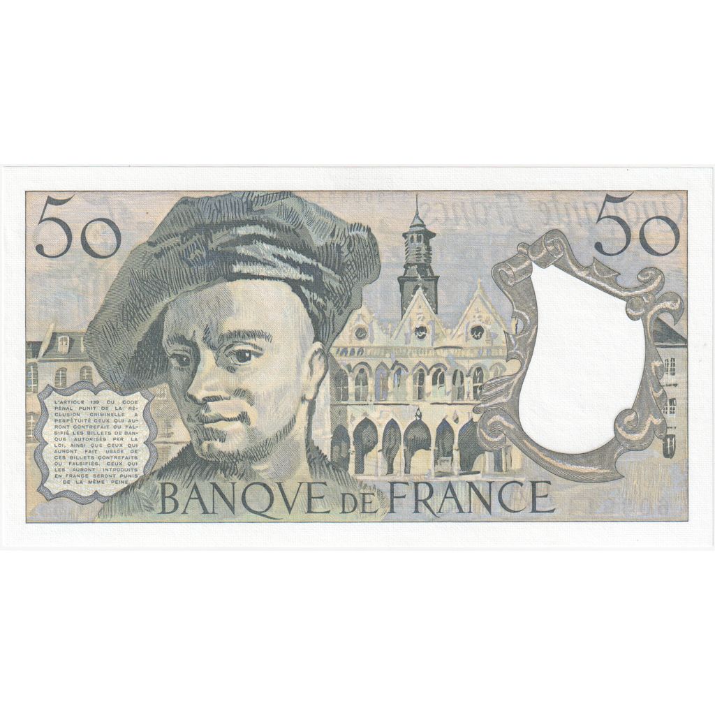 Frankreich, 50 Francs, Quentin de La Tour, Y.55, UNZ