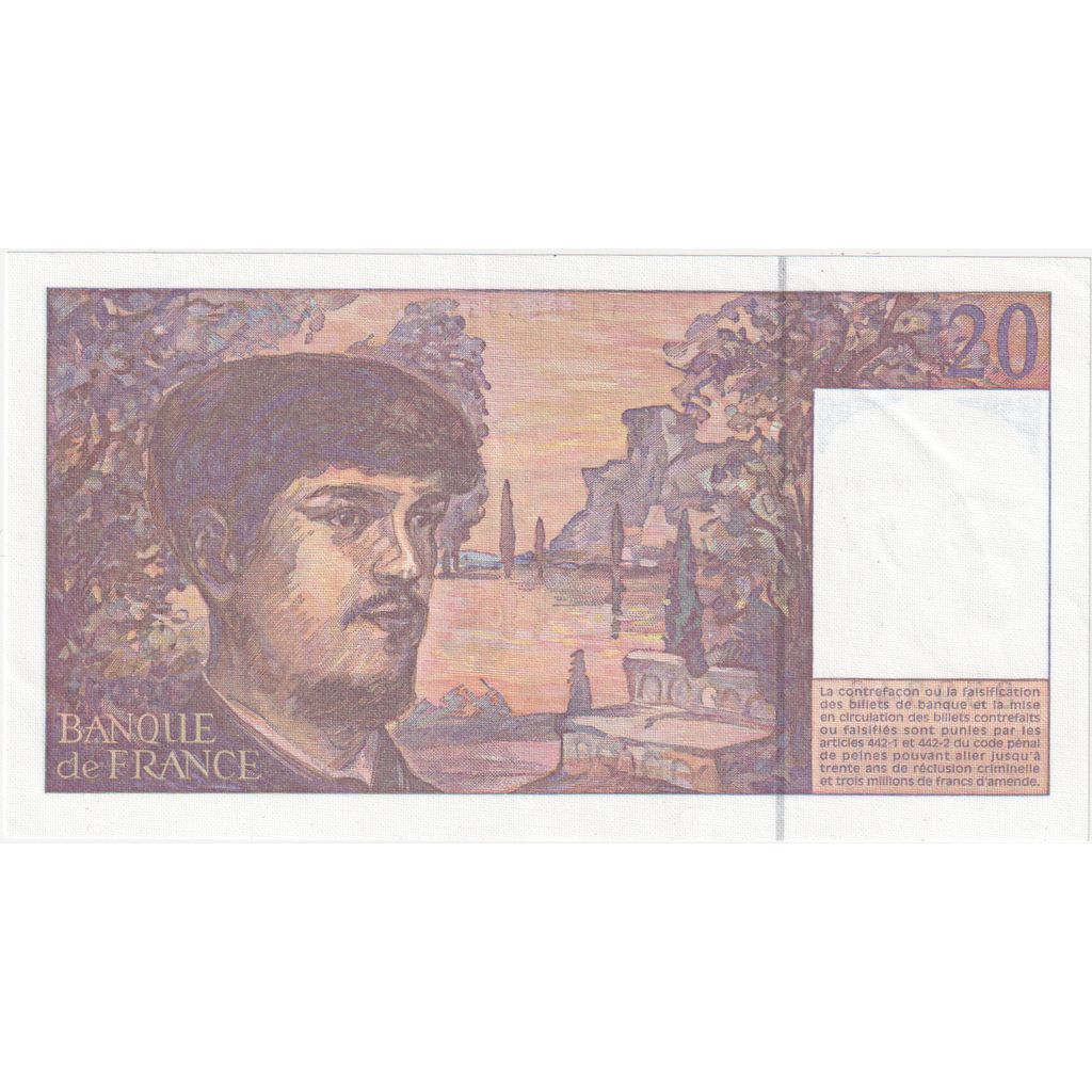 Frankreich, 20 Francs, Debussy, M.048, UNZ