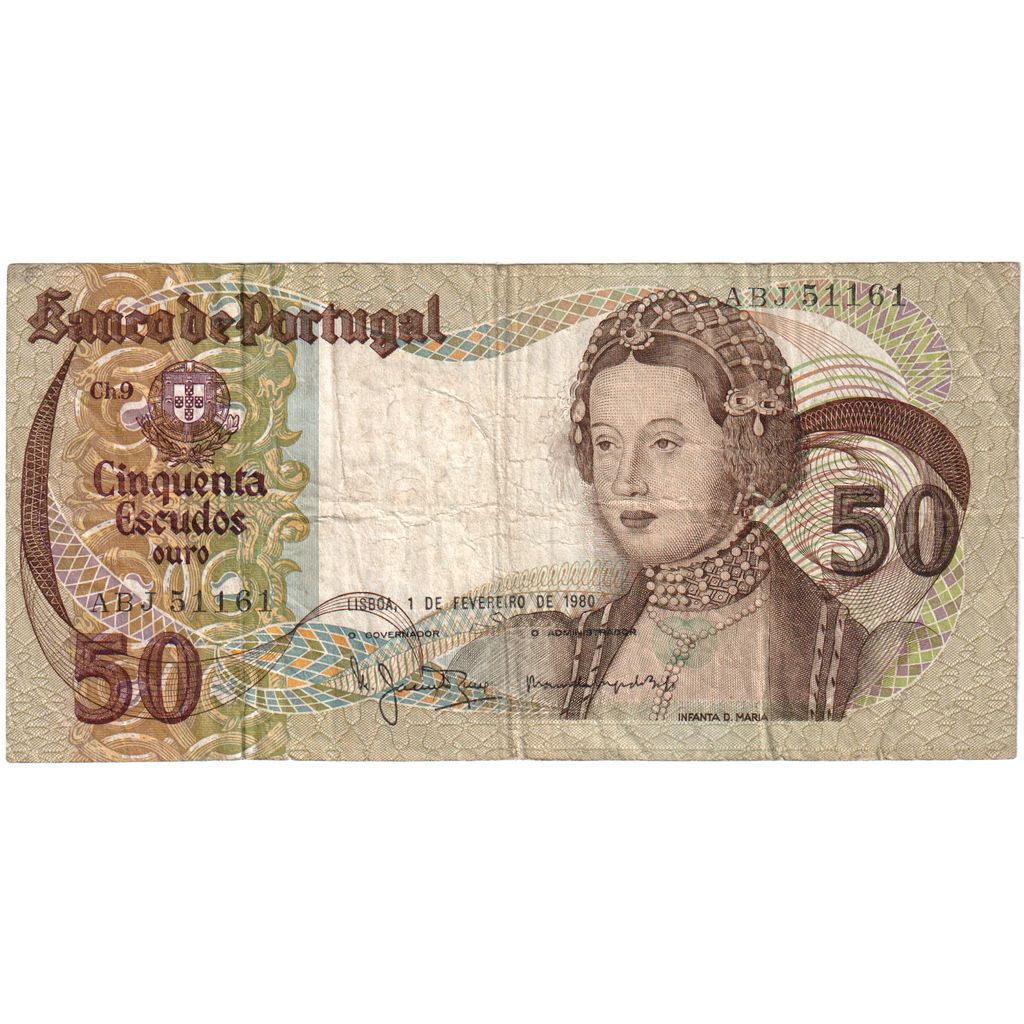 Portugal, 50 Escudos, 1980-02-01, BC