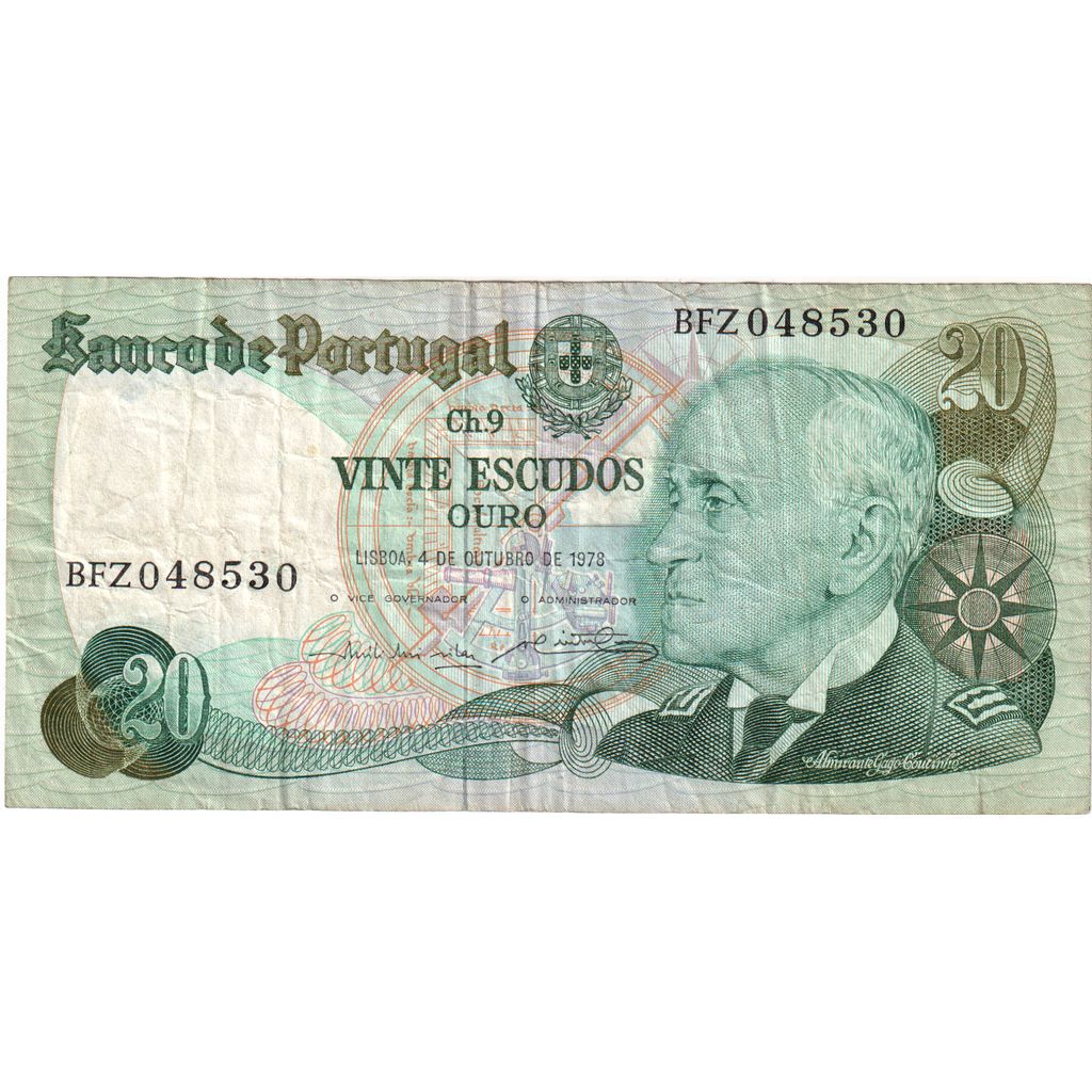 Portugal, 20 Escudos, 1978-10-04, BC