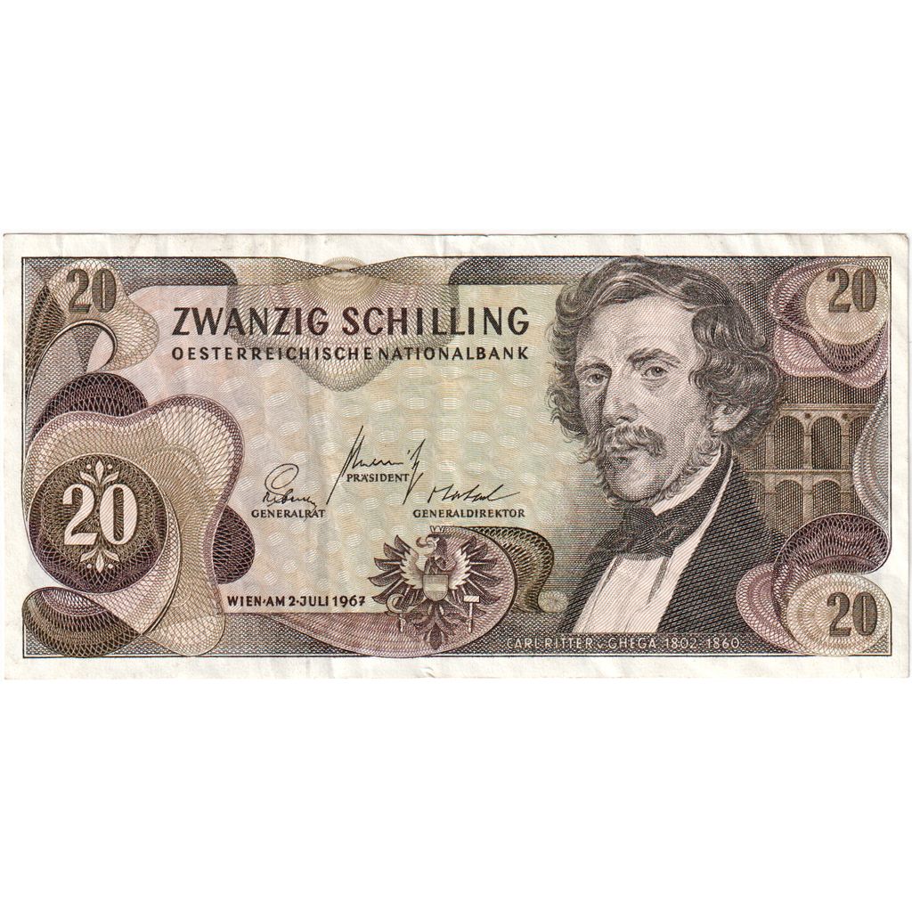 Österreich, 20 Schilling, 1967-07-02, SS