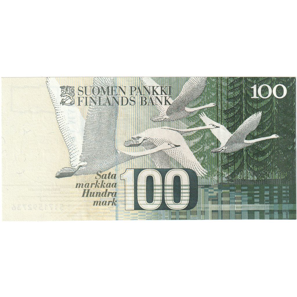 Finland, 100 Markkaa, AU(55-58)