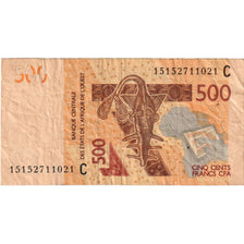 Stati dell'Africa occidentale, 500 Francs, MB+