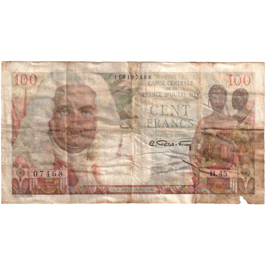 Africa equatoriale francese, 100 Francs, B