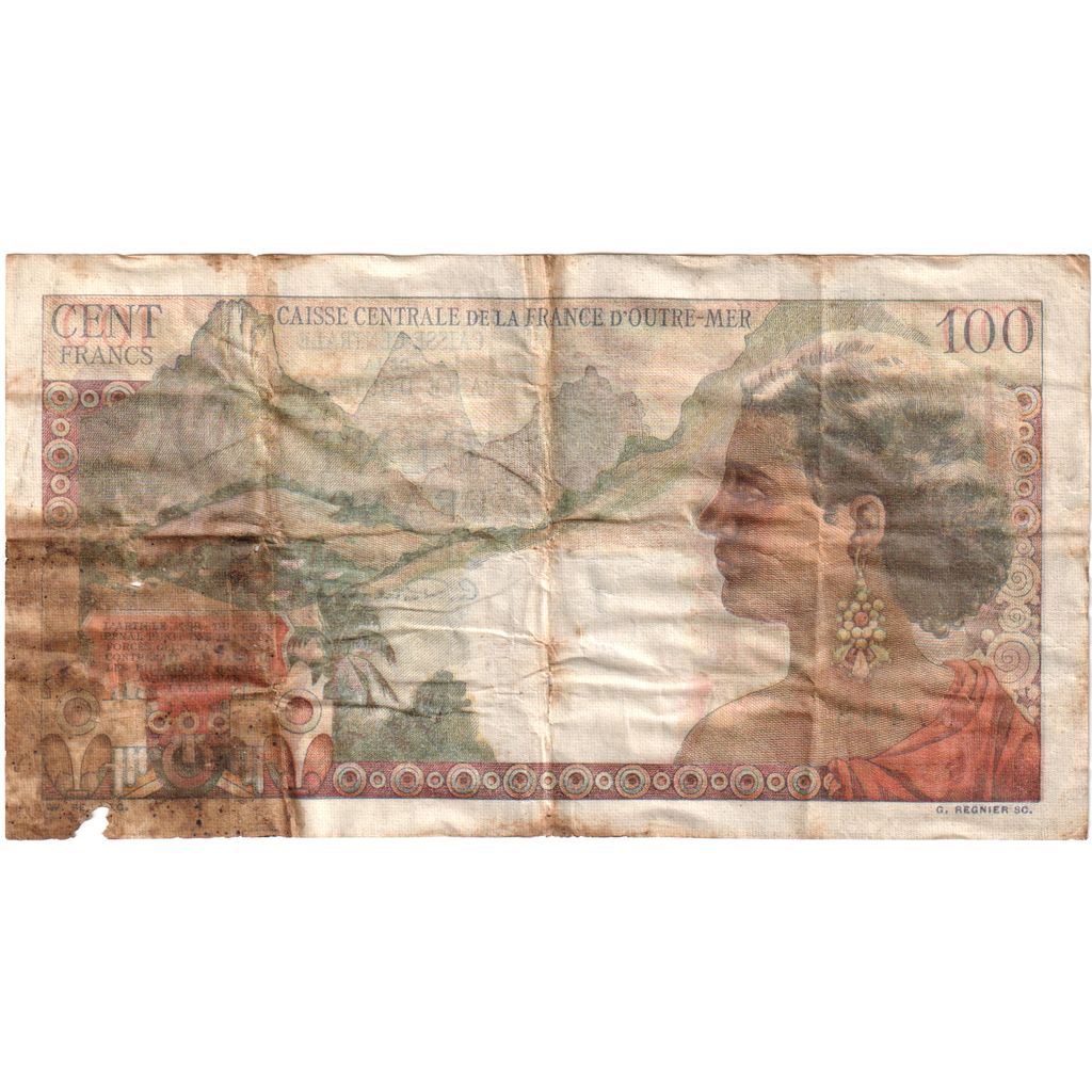 Africa equatoriale francese, 100 Francs, B