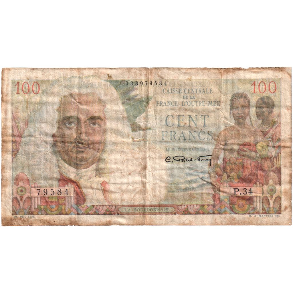 French Equatorial Africa, 100 Francs, F(12-15)