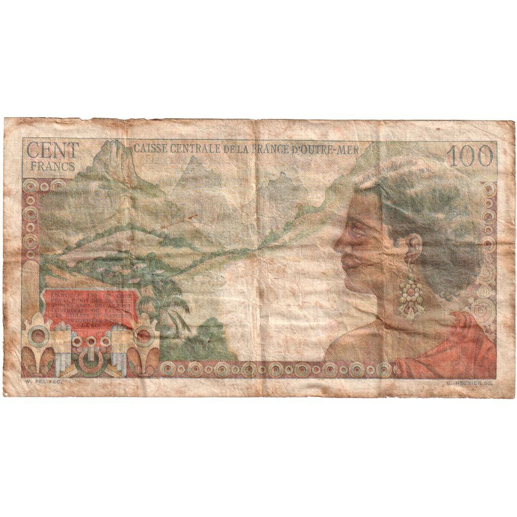 French Equatorial Africa, 100 Francs, F(12-15)