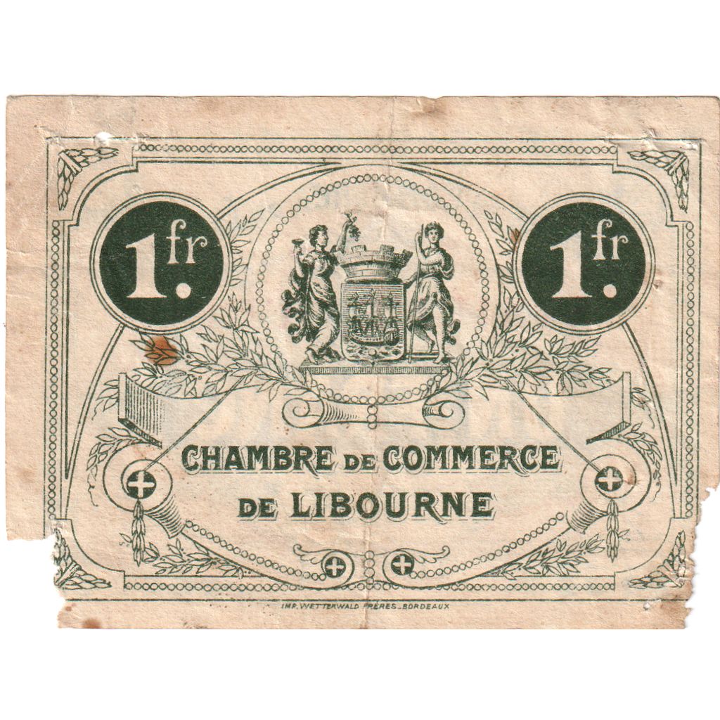 France, 1 Franc, 1920-03-12, 001,463, AB, Pirot:72-30