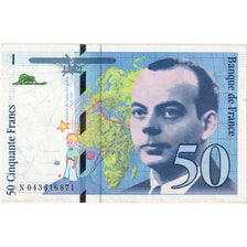 France, 50 Francs, St Exupéry, N.043, AU(55-58)