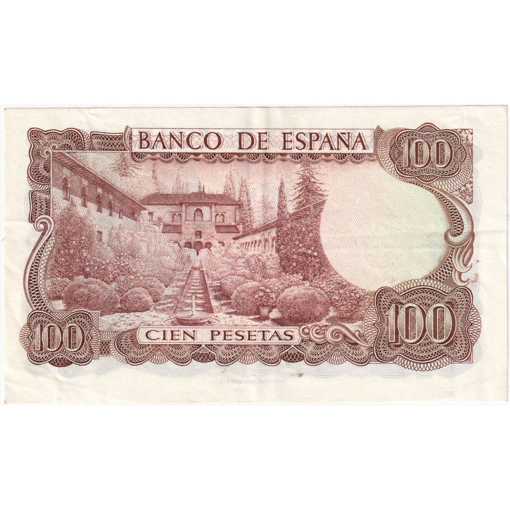 Hiszpania, 100 Pesetas, 1970-11-17, AU(55-58)