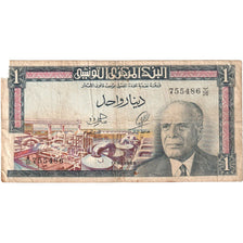Tunisia, 1 Dinar, 1965-06-01, AG(1-3)