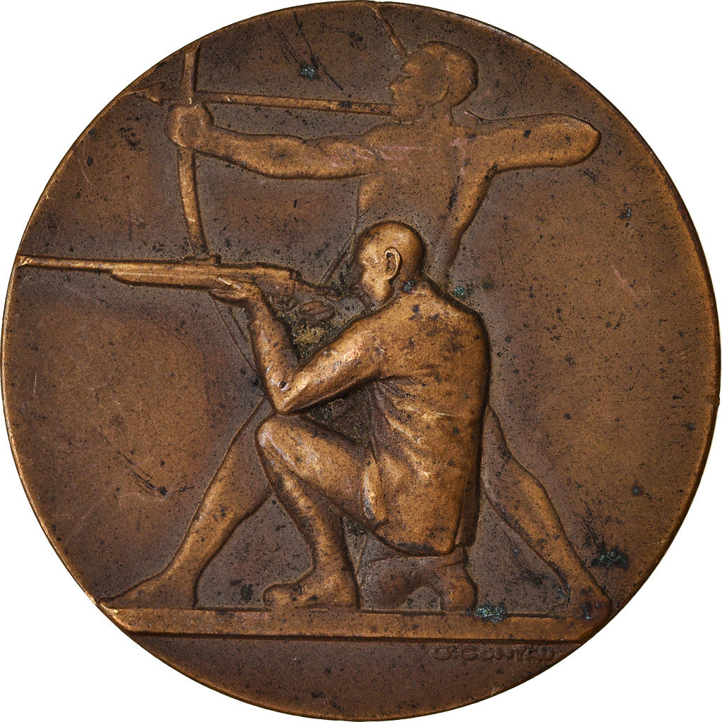 Francia, medaglia, Concours de Tir, Sports & leisure, Contaux, MB+, Bronzo