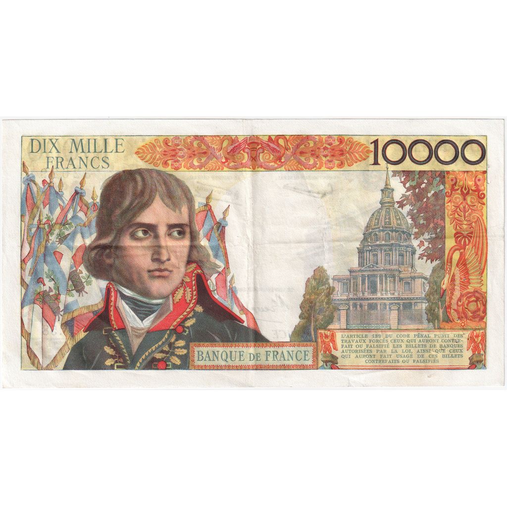 Francia, 10,000 Francs, Bonaparte, 1957-04-04, V.58, BB