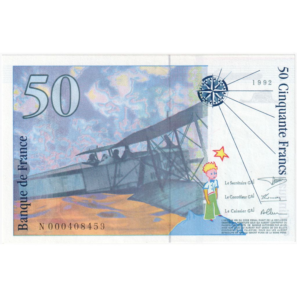 Francia, 50 Francs, N.000, FDS