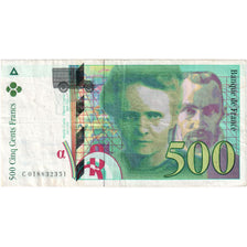 France, 500 Francs, Pierre et Marie Curie, C.018, EF(40-45)