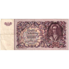 Austria, 50 Schilling, 1951-01-02, VF(30-35)