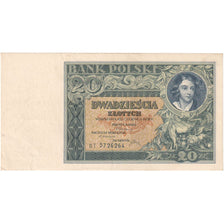 Poland, 20 Zlotych, 1931-06-20, UNC(63)