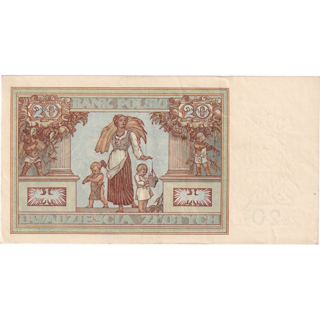 Pologne, 20 Zlotych, 1931-06-20, SPL
