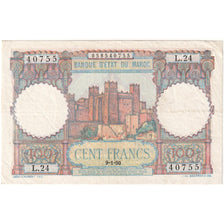 Marokko, 100 Francs, 1950-01-09, TTB