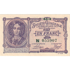 Belgium, 1 Franc, 1915-03-16, UNC(64)