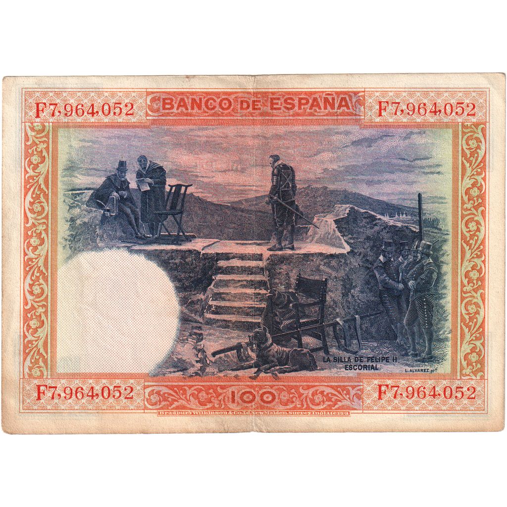 Spagna, 100 Pesetas, 1925-07-01, BB