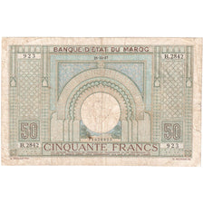 Morocco, 50 Francs, 1947-10-28, VF(30-35)