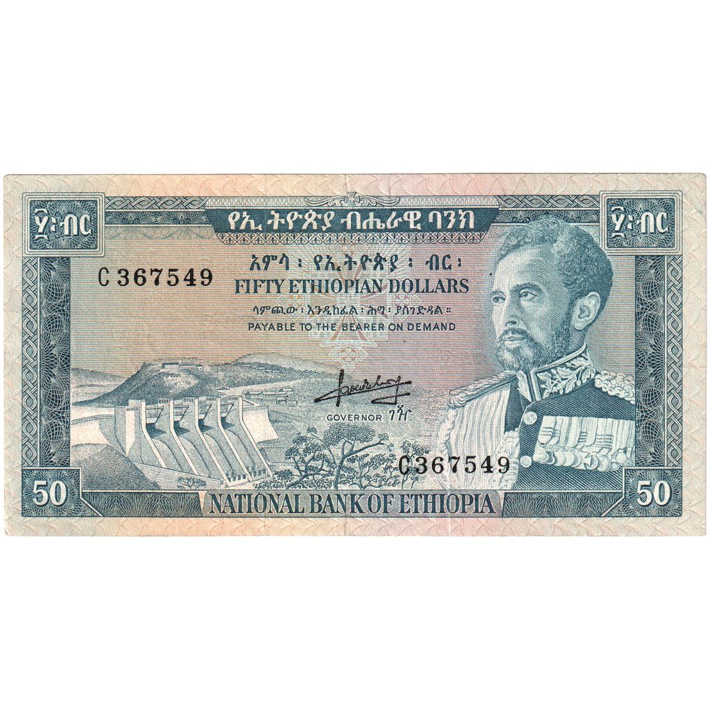 Éthiopie, 50 Dollars, TTB
