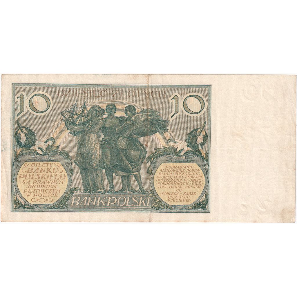Poland, 10 Zlotych, 1929-07-20, EF(40-45)
