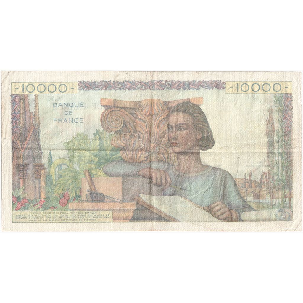 France, 10,000 Francs, Génie Français, 1946-11-04, C.96, TB+