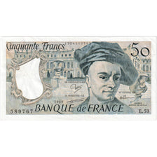 Frankrijk, 50 Francs, Quentin de La Tour, 1988, E.53, TTB