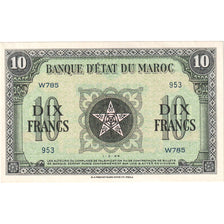 Maroc, 10 Francs, 1944-03-01, SUP+
