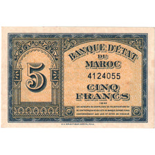 Maroko, 5 Francs, 1943-08-01, AU(50-53)