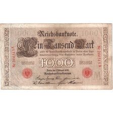 Allemagne, 1000 Mark, 1908-02-07, TB
