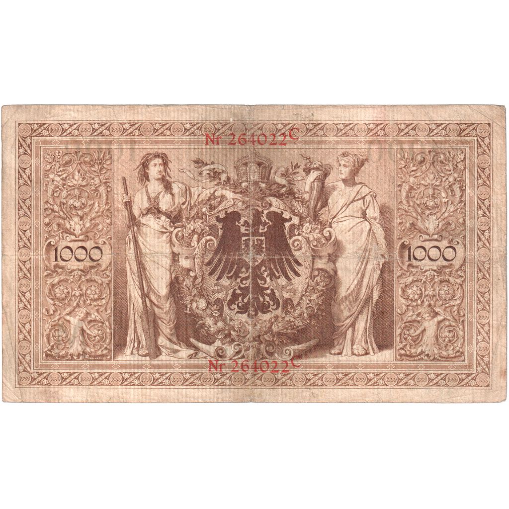 Alemania, 1000 Mark, 1908-02-07, BC