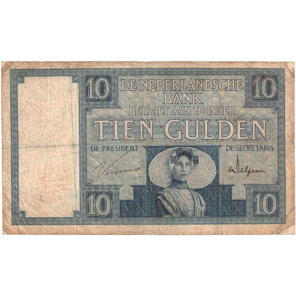 Niederlande, 10 Gulden, 1929-03-27, S