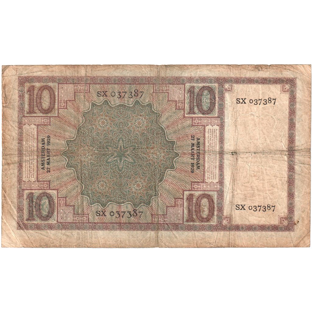 Niederlande, 10 Gulden, 1929-03-27, S