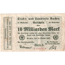 Alemanha, 10 Milliarden Mark, 1923-10-12, VF(30-35)