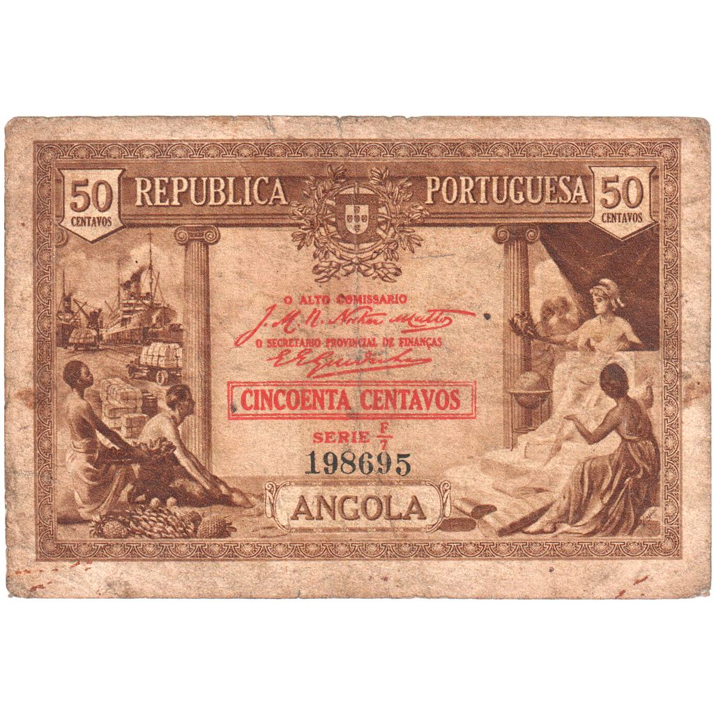 Angola, 50 Centavos, TB