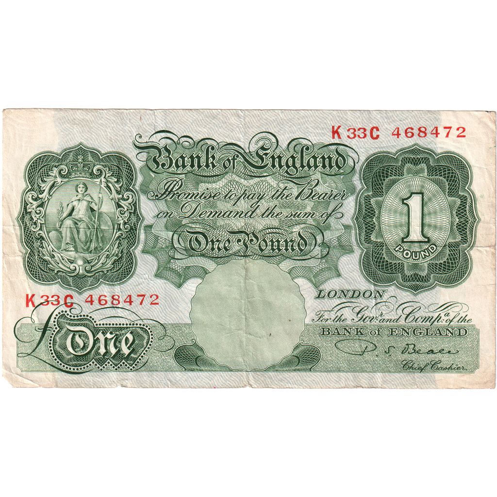 Great Britain, 1 Pound, VF(30-35)