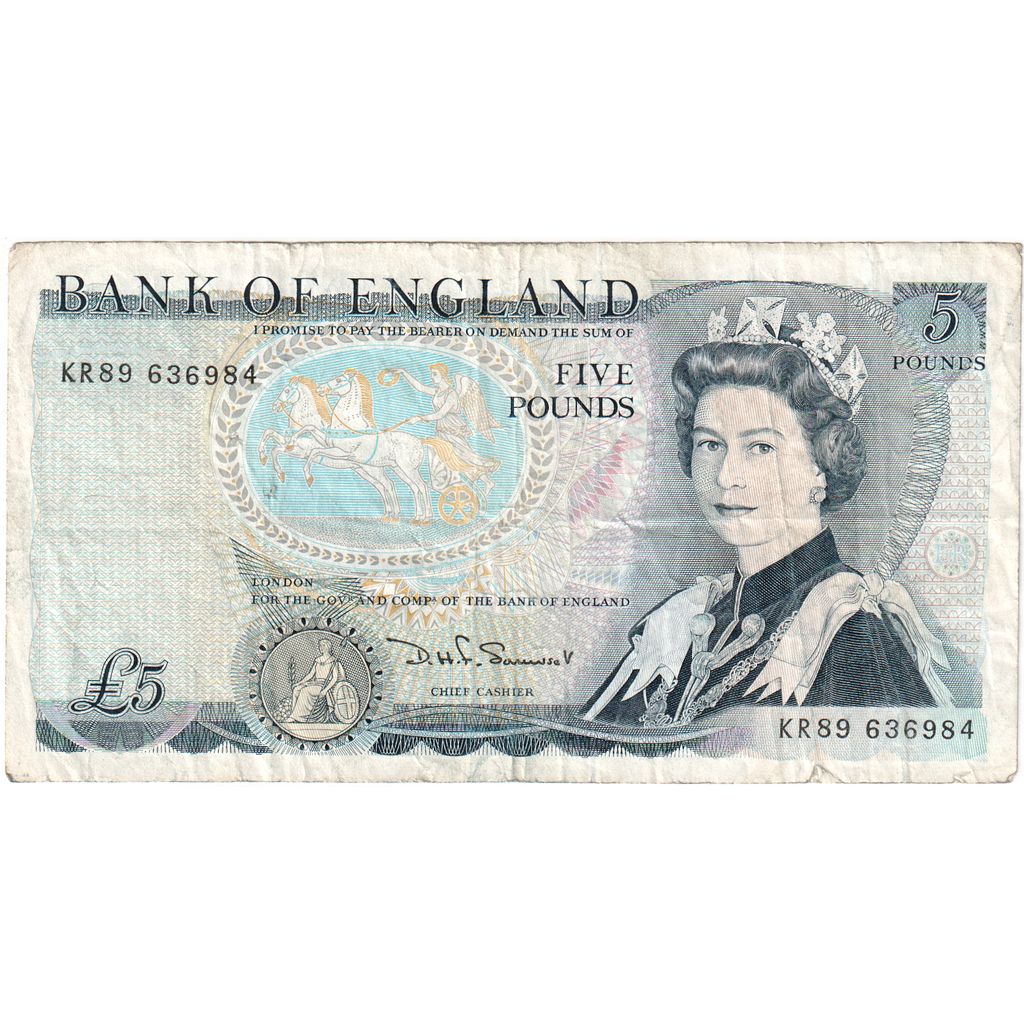 Grande-Bretagne, 5 Pounds, TB+