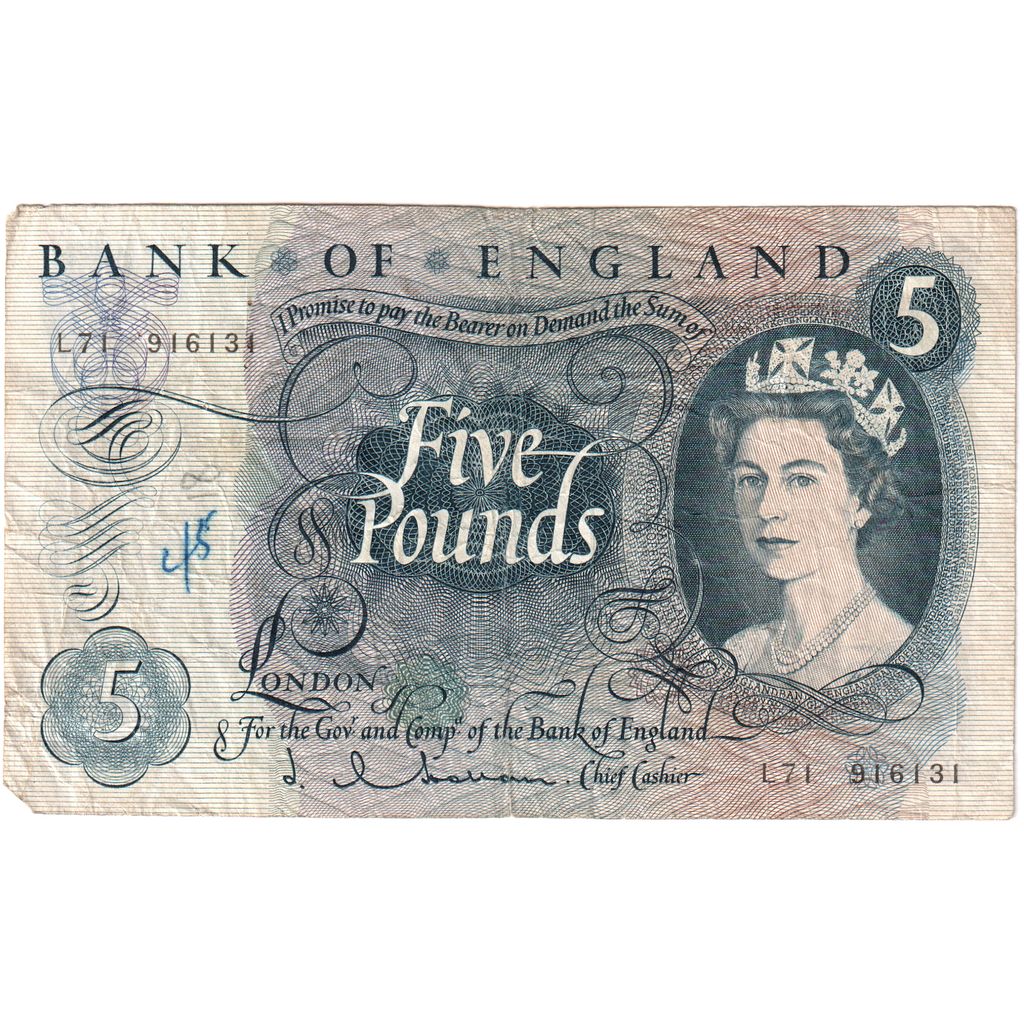 Gran Bretagna, 5 Pounds, MB