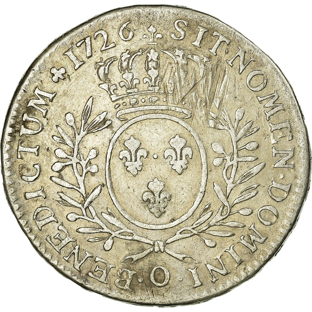 Moneta, Francia, Louis XV, 1/2 Écu aux branches d'olivier, 1/2 ECU, 44 Sols