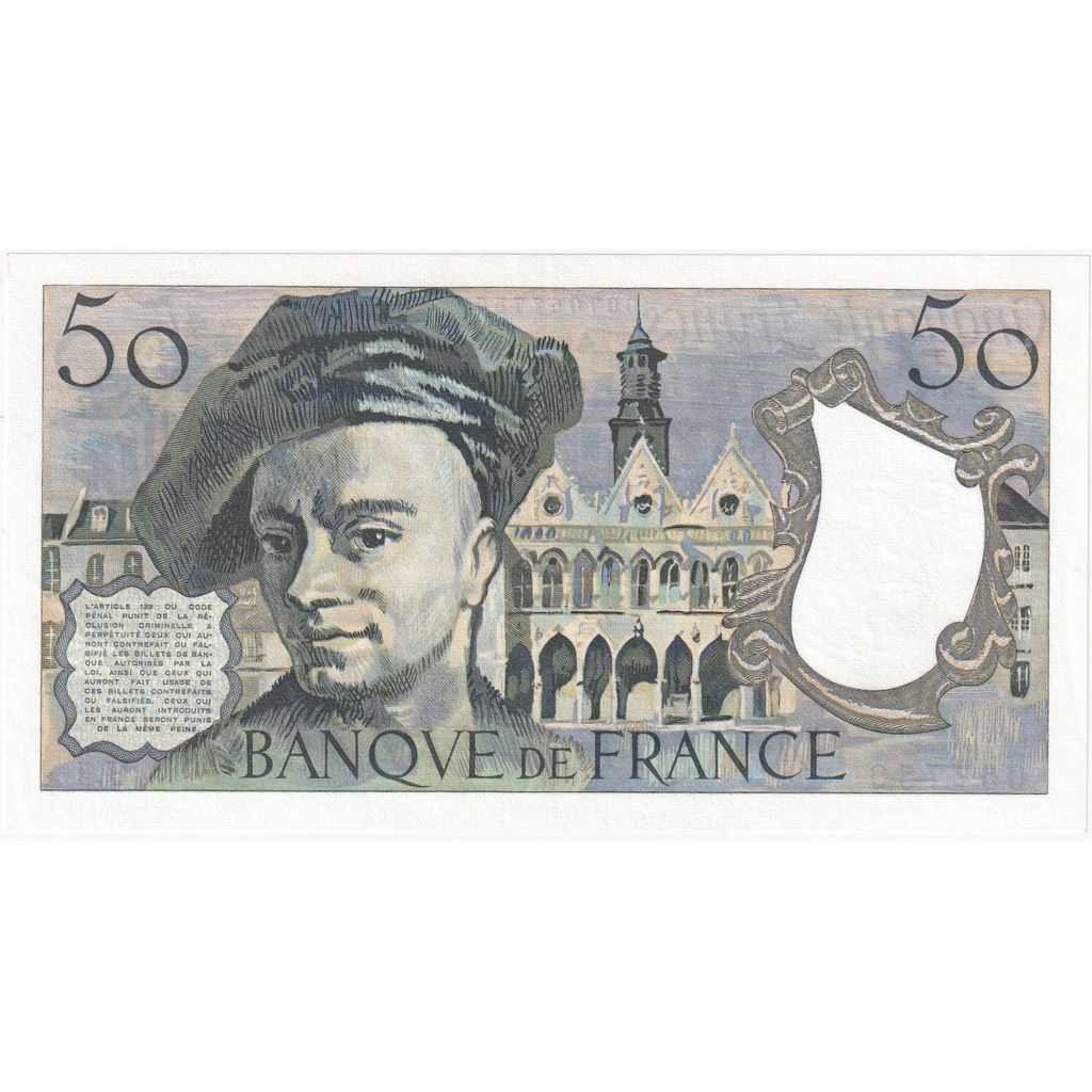 Francia, 50 Francs, Quentin de La Tour, 1976, H.1, UNC
