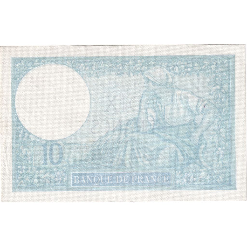 Frankrijk, 10 Francs, Minerve, 1940-12-26, J.82297, TTB