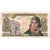 France, 100 Nouveaux Francs on 10,000 Francs, 1955-1959 Overprinted with