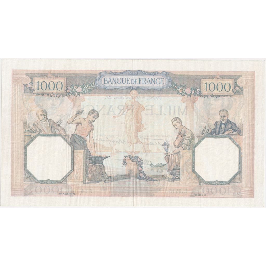 Frankreich, 1000 Francs, Cérès et Mercure, 1940-04-18, L.9515, SS
